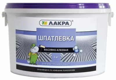 Шпатлевка масл-клеевая Лакра 25 кг