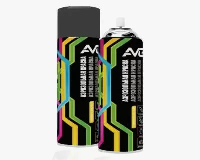 Аэрозольная краска AVG сигнально-синяя RAL 5005, 520 мл