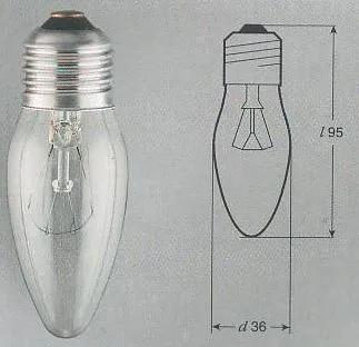 Лампа ДС 60Вт Е27 100шт. в упаковке